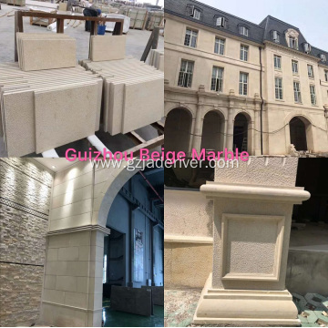 Guizhou Beige Marble for Exterior Wall